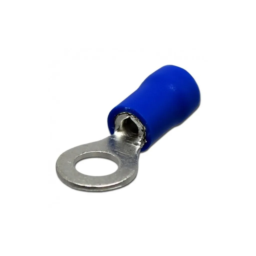 [RV2-12] Terminal Ojal Aislado Ø 1/2" (12mm) – 16-14 AWG (1.5-2.5mm²) Azul (100 und)
