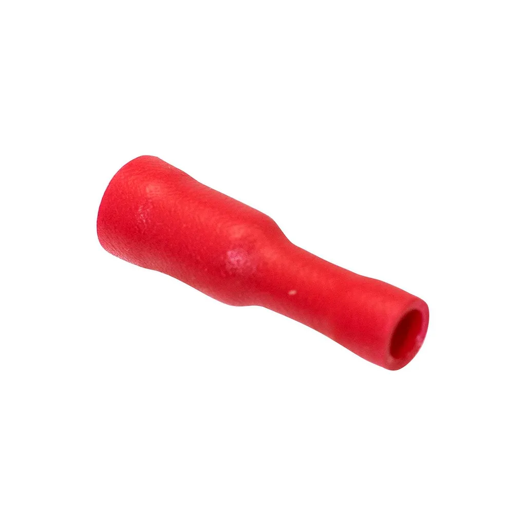 [FRD1.25-156] Terminal Hembra Tipo Bala Aislado – 22-16 AWG (0.5-1.5mm²) Rojo (100 und)