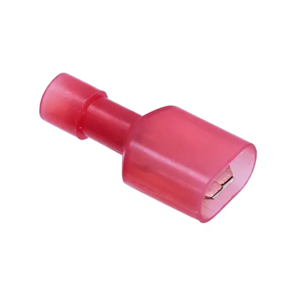 [MDFN1.25-250] Terminal Macho Nylon Aislado – 16-22 AWG Rojo (100 und)
