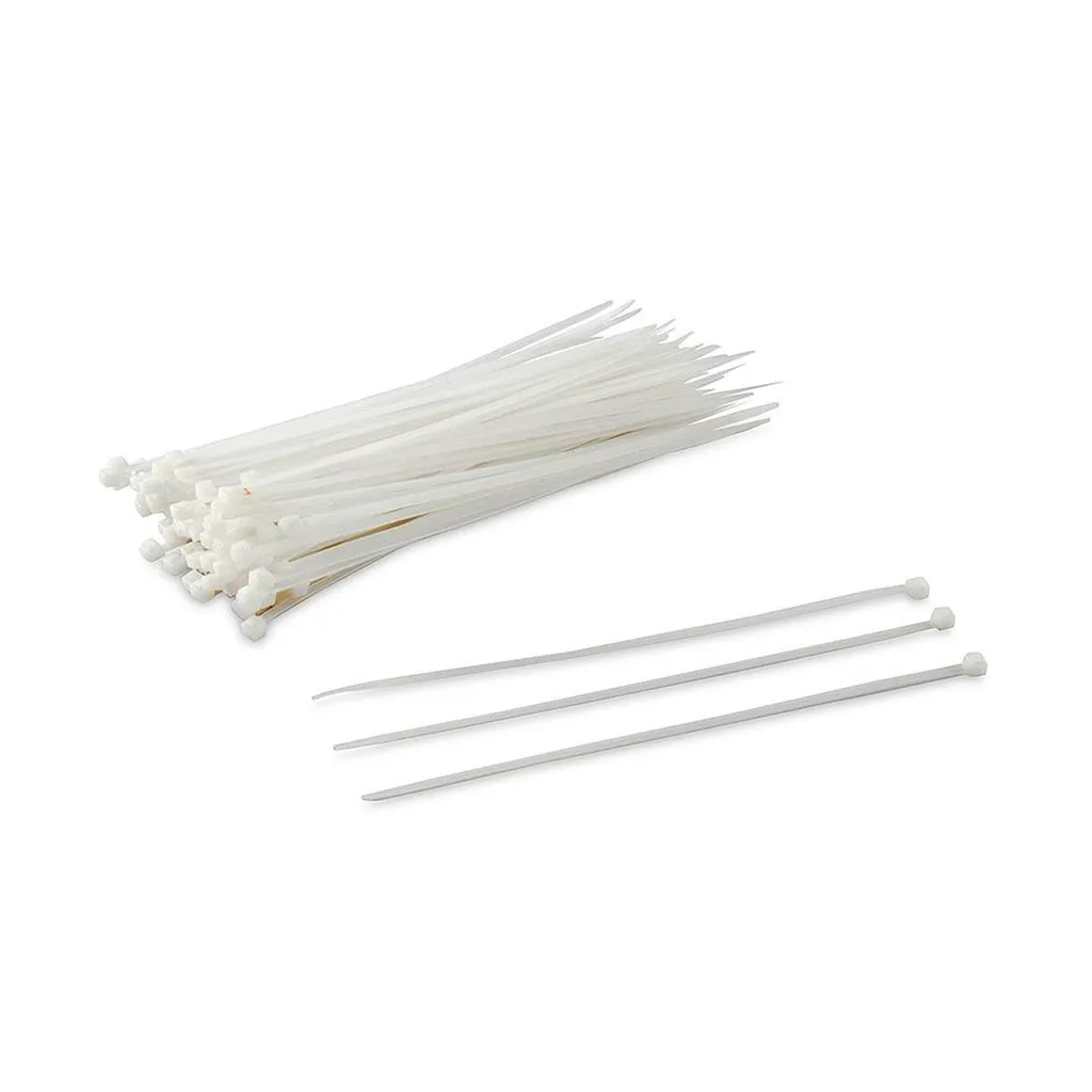 [3.6X200MM-B] Cintillo de Sujeción Nylon 6.6 – 200x3.6mm Blanco (100 und)