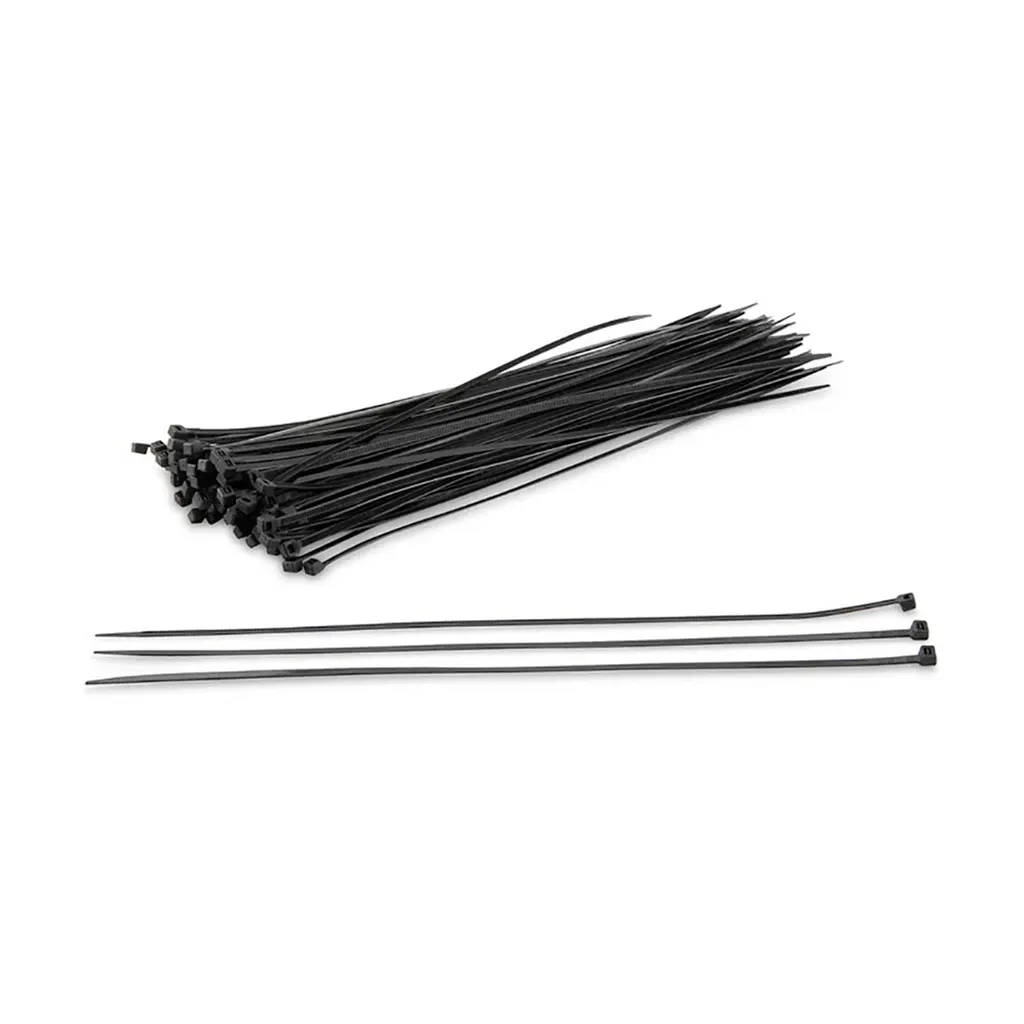 [4.8X200MM-N] Cintillo de Sujeción Nylon 6.6 – 200x4.8mm Negro (100 und)